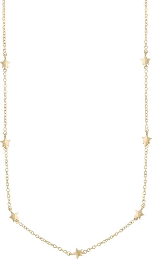 Snö Of Sweden Stina Small Chain Necklace Plain Gold 42cm