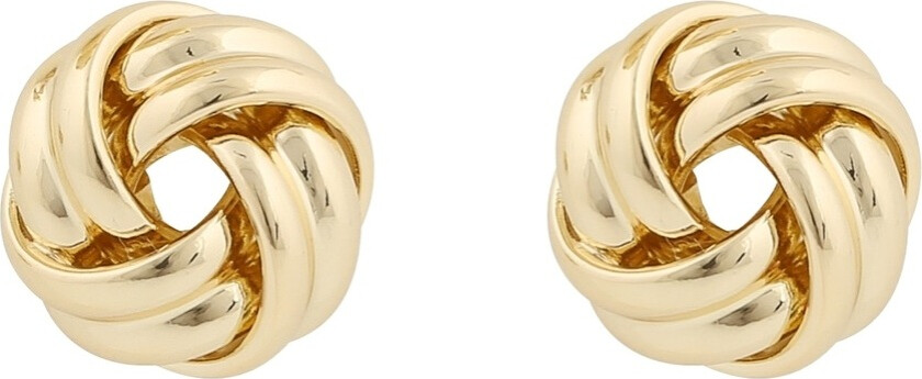 Snö Of Sweden Soap Knot Earring Plain Gold