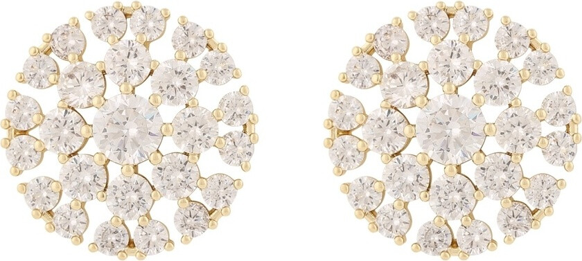 Snö Of Sweden Trinnie Big Earring Gold/Clear