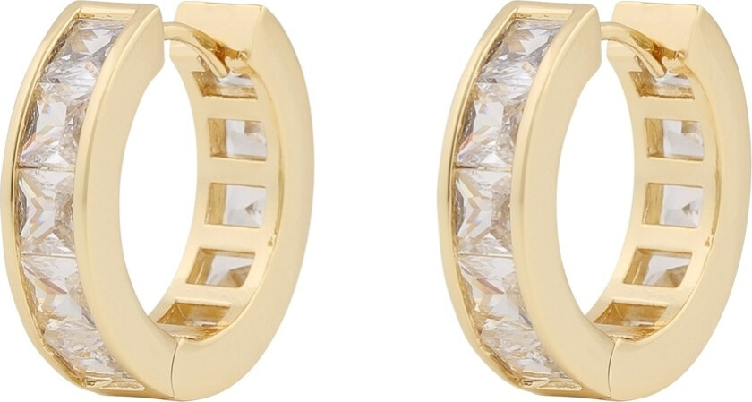 Snö Of Sweden Tina Stone Ring Earring Gold/Clear