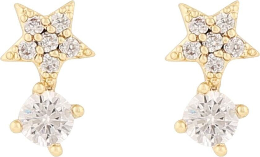 Snö Of Sweden Stina Earring Gold/Clear