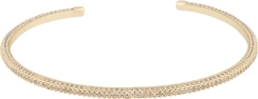 Snö Of Sweden Naomi Small Stone Cuff Bracelet Gold/Clear
