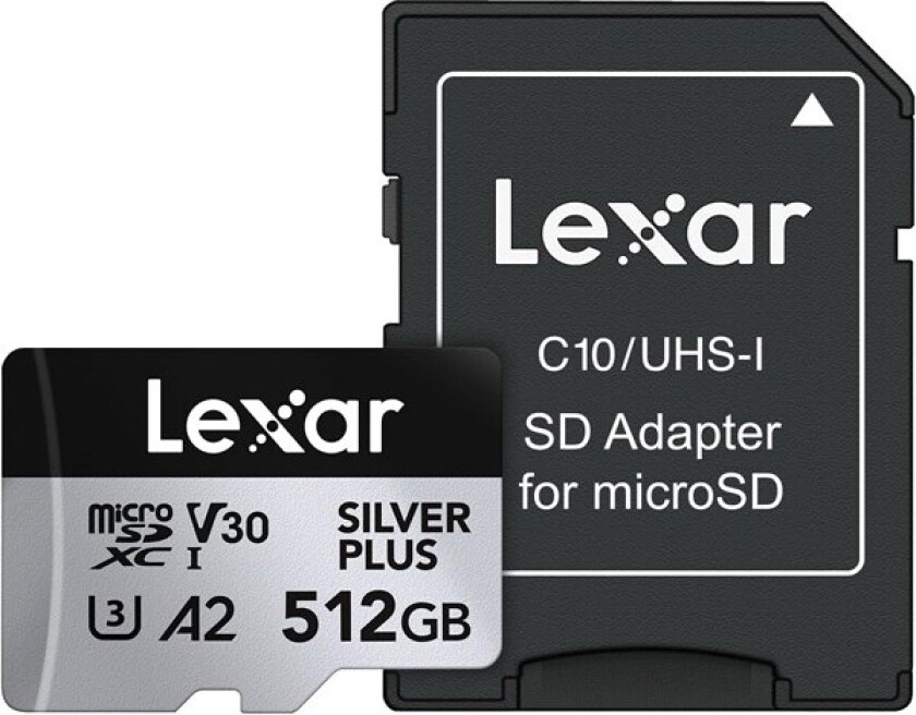 Professional Silver Plus MicroSD/SD - 205MB/s - 512GB