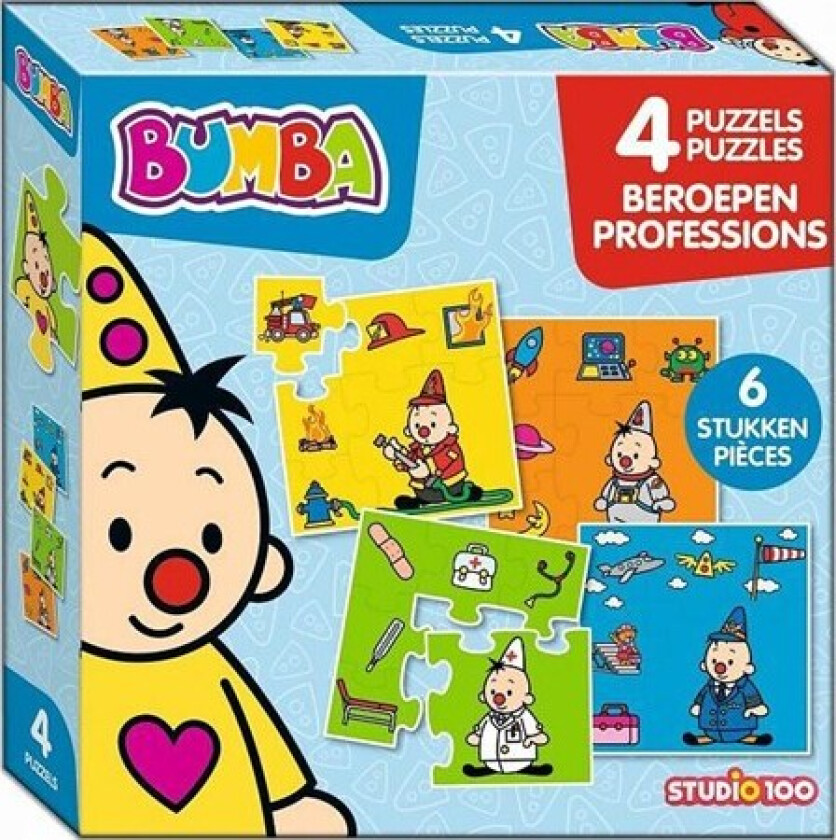 Bumba Puzzle Professions 4in1
