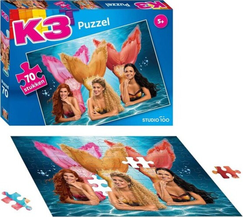 K3 Jigsaw Puzzle - Song of the Mermaid 70 pcs.