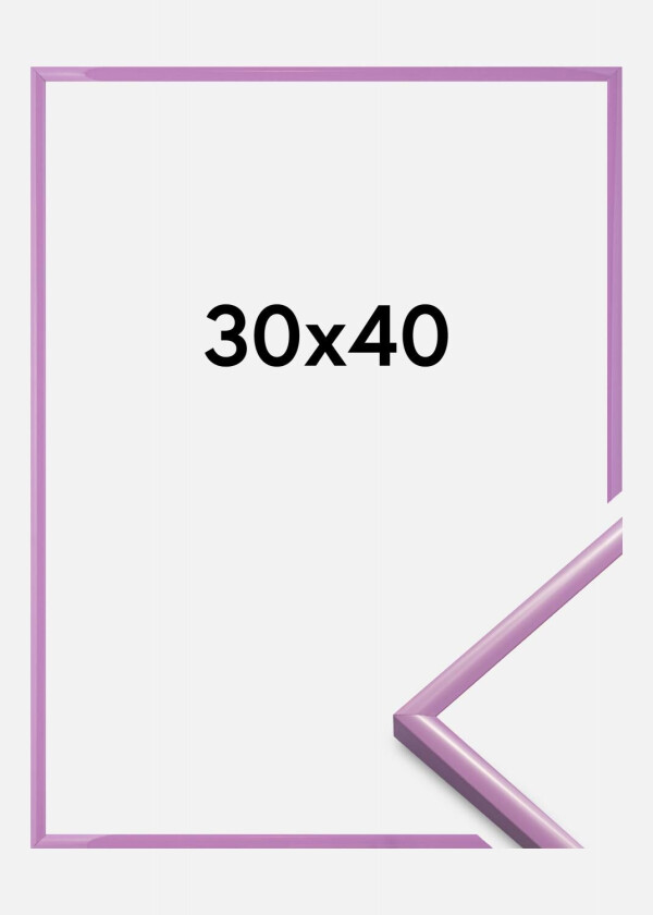 Ramme New Lifestyle Akrylglass Lyselilla 30x40 Cm