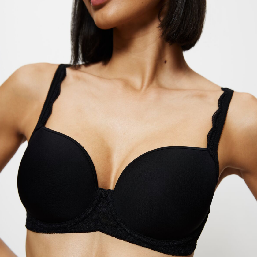 Amourette WP BH med bøyle, svart, Størrelse: 80B, Kvinner