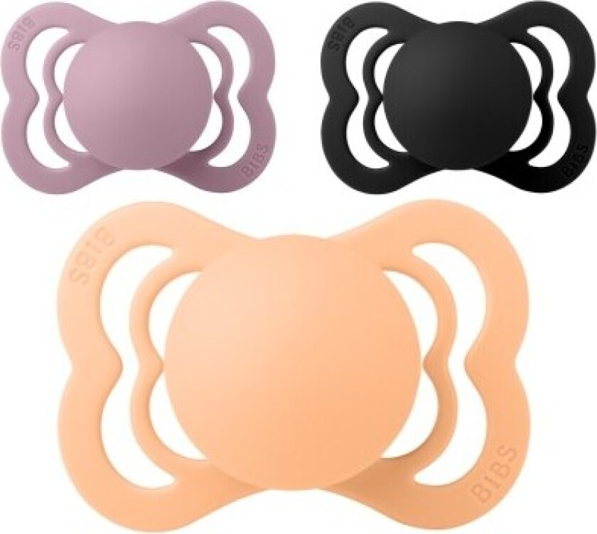 Bibs Supreme, Str. 1 (0-6 Md.), Symmetrisk - Silikon