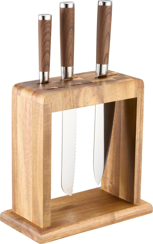 Kaira knivblokk for 5 kniver