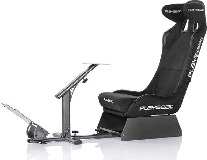 Evolution Pro Alcantara Racingstol - Svart - Alcantara - Opptil 120 kg