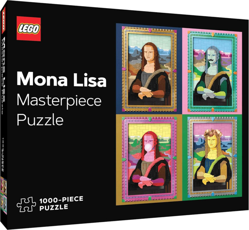 Puslespill av et mesterverk: Mona Lisa 1000 brikker