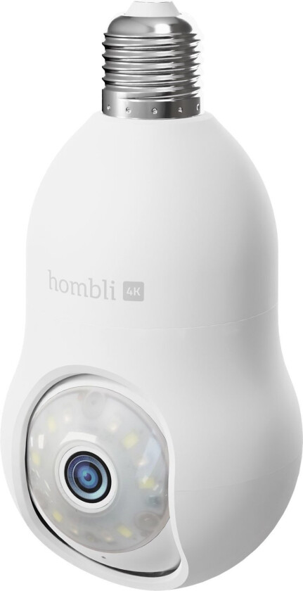 - Smart Bulb Cam 4K, White