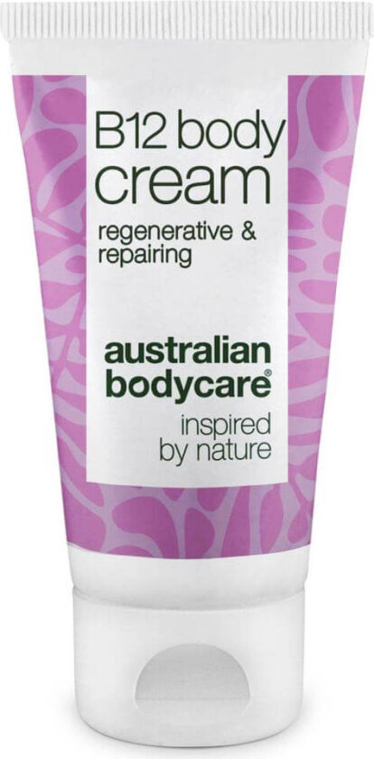 B12 Body Cream Regenererende Krem med Vitamin B12 Fuktighetsgivende B12 Body Cream for myk og balansert hud. Passer alle. - 1 stk.
