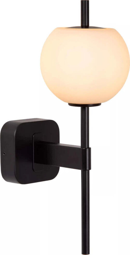 Elda vegglampe for baderom IP44 - Svart