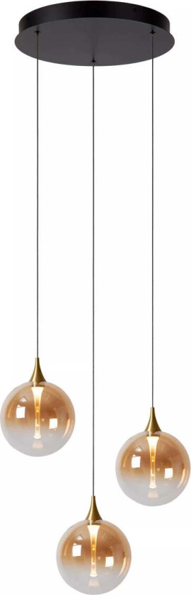 Gisela takpendel 36 cm 3 x 4,3W 2700 Kelvin - Dimbar - Amber