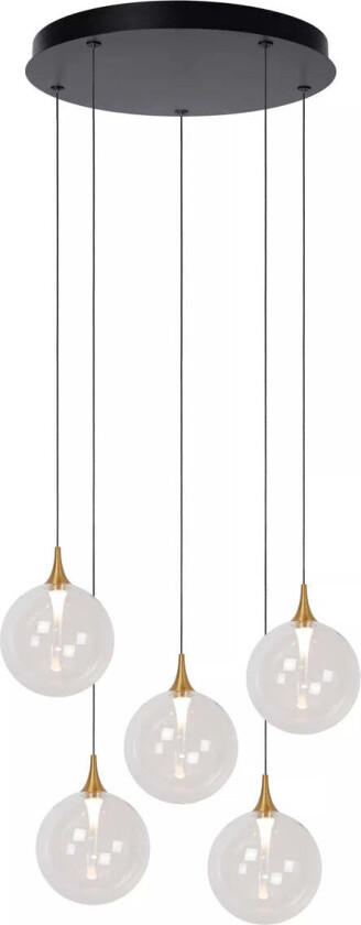 Gisela takpendel 48 cm 5 x 3,8W 2700 Kelvin - Dimbar - Klar