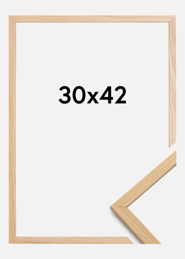 Ramme Edsbyn Akrylglass Eik 30x42 Cm