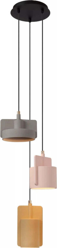 Ninja takpendel 3-lys - Flerfarget