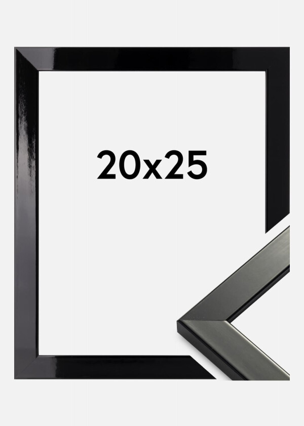 Ramme Uppsala Svart Høyglans 20x25 Cm