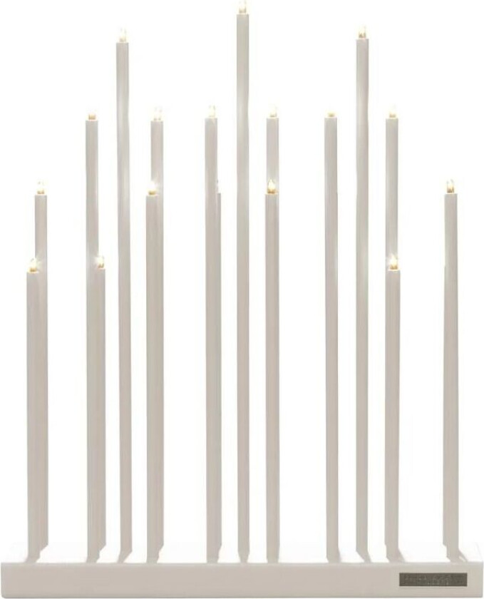 elektrisk lysestake offwhite