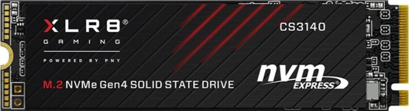 XLR8 CS3140 - SSD - 8 TB - intern - M.2 2280 - PCIe 4.0 x4 (NVMe) - 256-bit AES - integrert kjøle