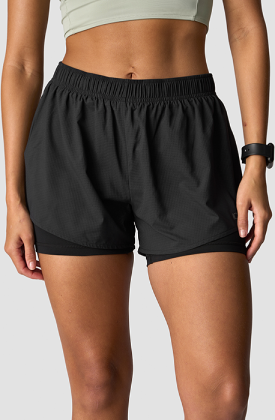 Mirage 2-in-1 Shorts Wmn, Black