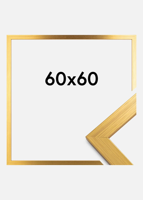 Ramme Gold Wood 60x60 Cm