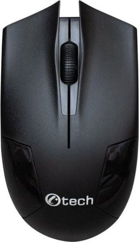 Mysz C-Tech C-Tech Mus Wlm-08, Trådløs, 1200Dpi, 3 Knapper, Usb Nano-Mottaker, Svart