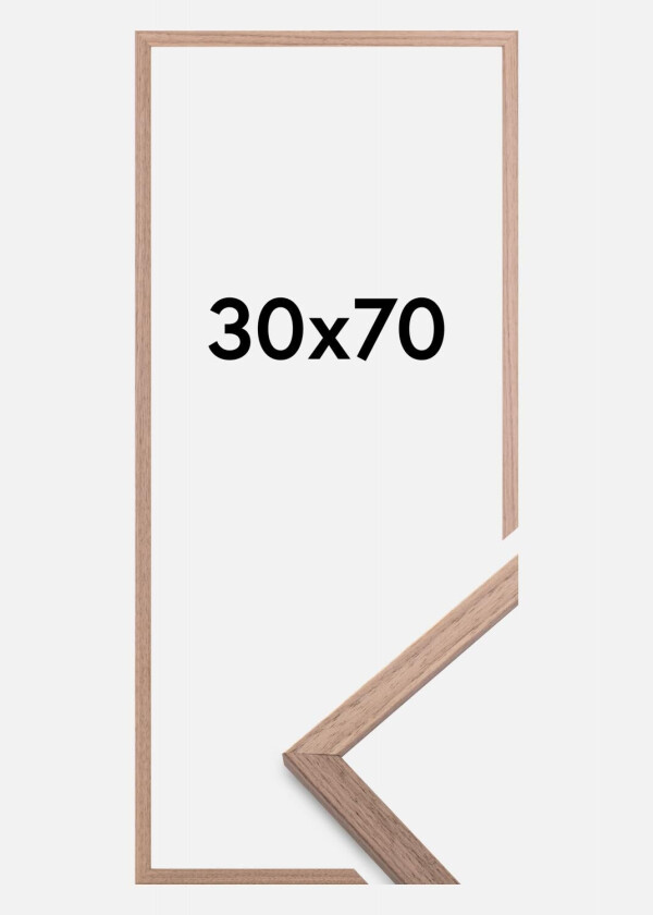 Ramme Edsbyn Lys Valnøtt 30x70 Cm