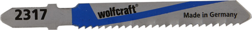 wolfcraft GmbH 2367000, Stikksagblad, Aluminium, Rustfri stålplate (tynn), Høy-Hastighets Stål (HHS), 5 cm, 2 mm, 6 mm