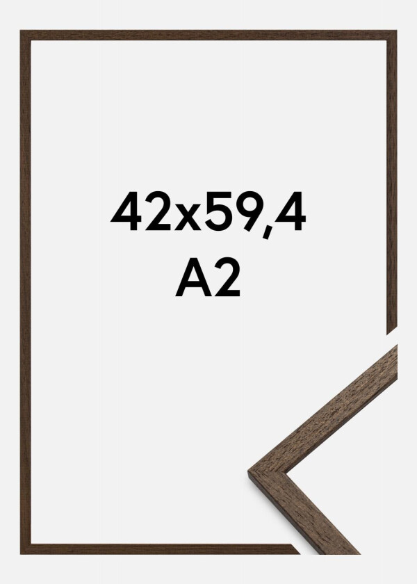 Ramme Edsbyn Akrylglass Valnøtt 42x59,4 Cm (A2)