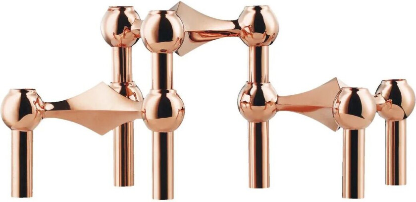 Nagel lysestake 3-pakn. Roségull