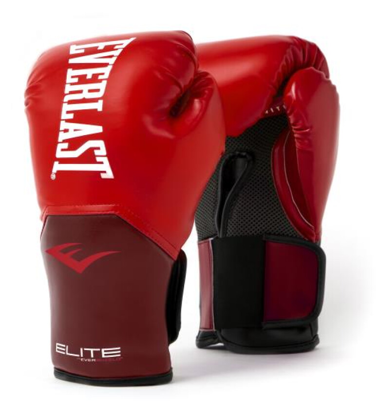 Everlast - Elite Pro Style Boksehansker Røde fra 10 oz til 14 oz.