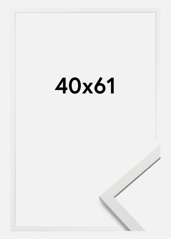 Ramme Edsbyn Akrylglass Hvit 40x61 Cm