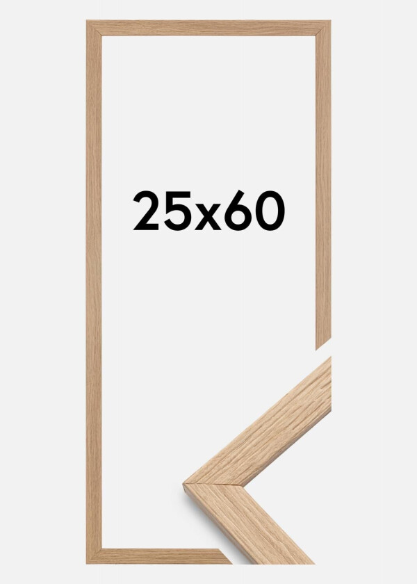Ramme Stilren Akrylglass Eik 25x60 Cm