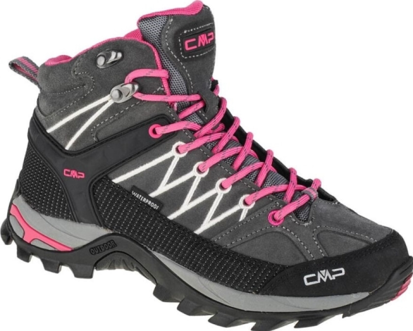 Tursko for kvinner CMP Rigel Mid Wmn Trekking Sko Wp Grå / Fuxi s. 36