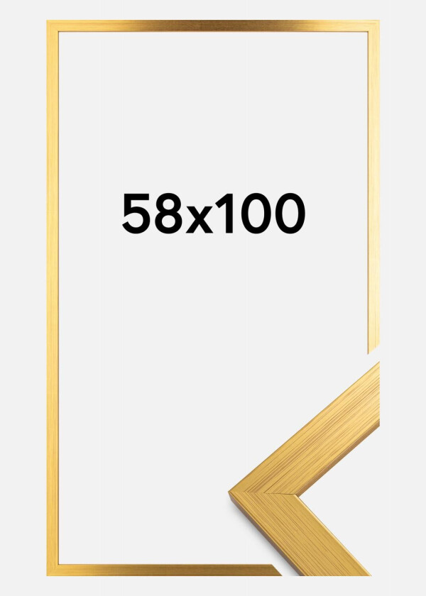 Ramme Gold Wood 58x100 Cm