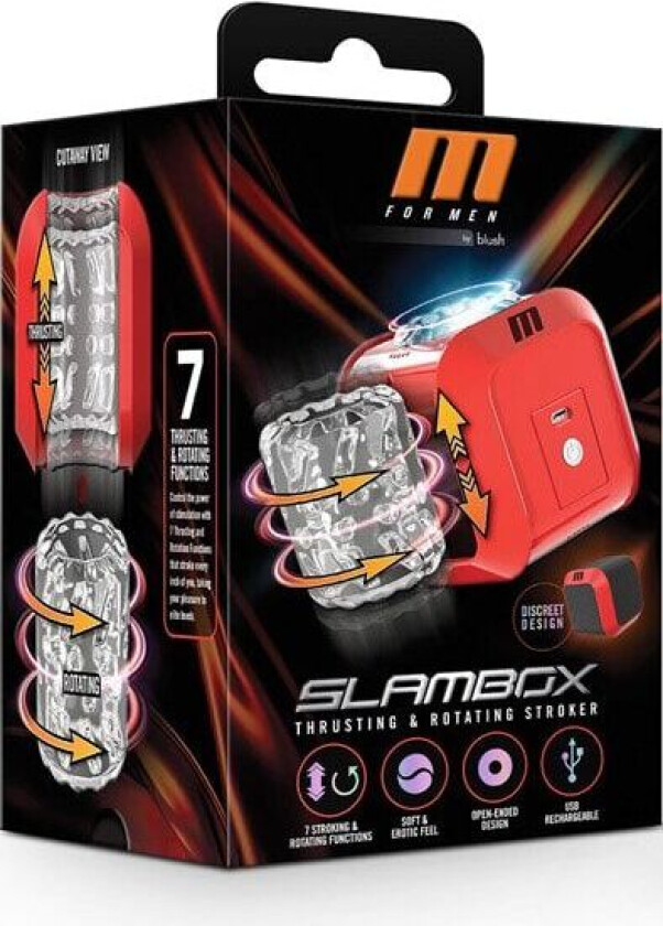 SlamBox Thrusting & Rotating Stroker Automatisk masturbatr