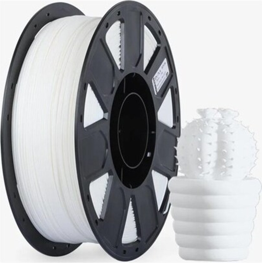3D - 1-roll - white - PLA filament - PLA filament Hvit