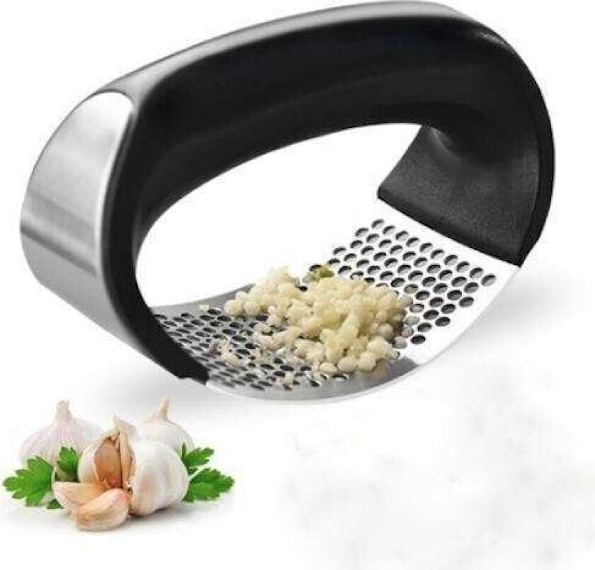 Vitlökspress i stål - Garlic press -