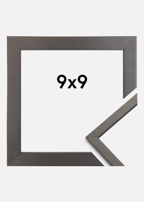 Ramme Edsbyn Akrylglass Grafitt 9x9 Cm