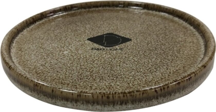 Trendy keramikskål flad Jasper Ø13cm, sand