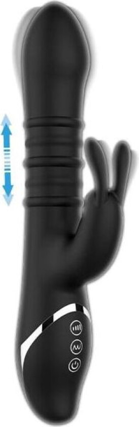 Reipo Vibrator With Up & Down Sliding Rings Rabbitvibrator