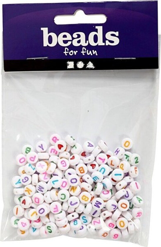 Letter Beads and Numbers 200pcs.
