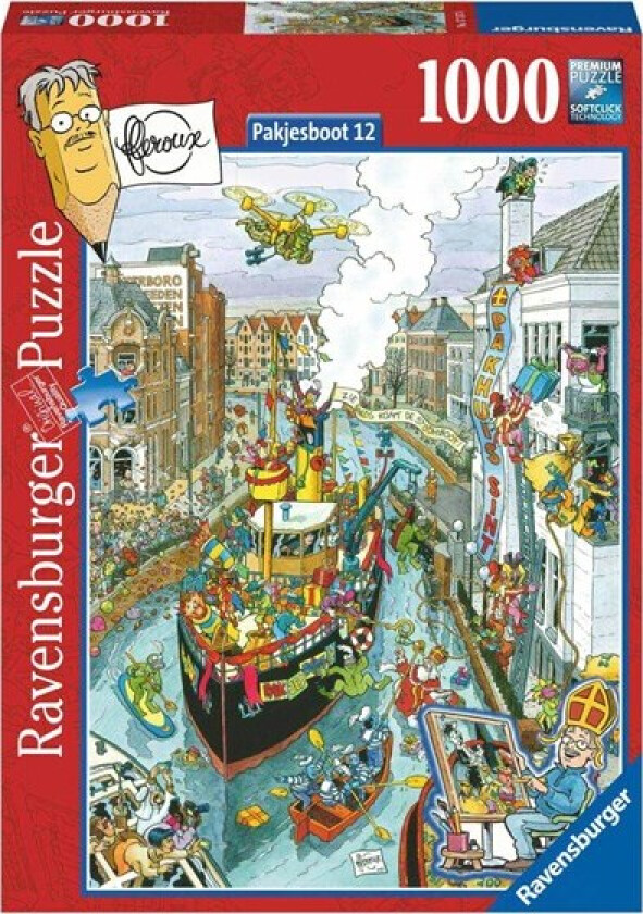 Jigsaw puzzle Steamboat Sinterklaas 1000pcs.