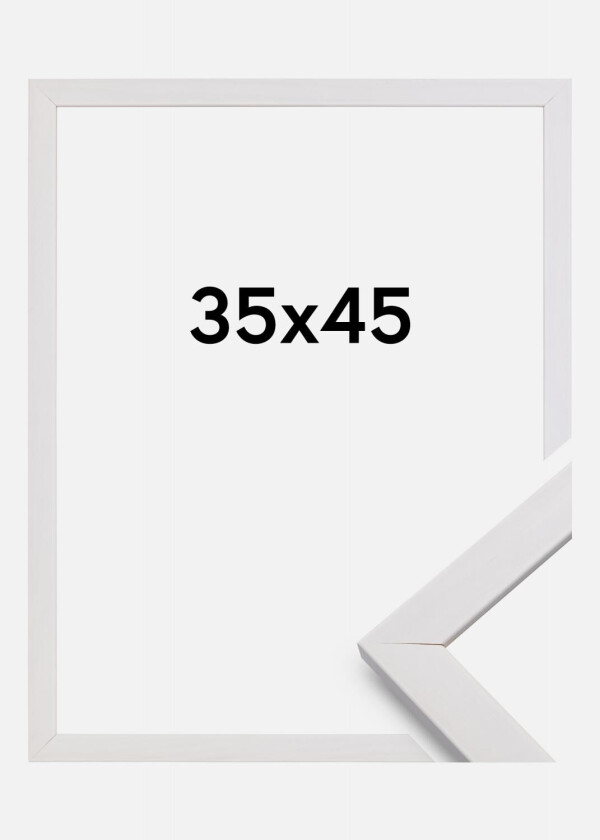 Ramme Stilren Hvit 35x45 Cm