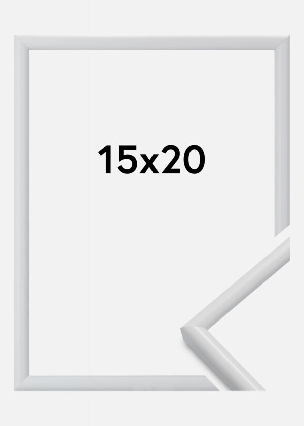 Ramme Galeria Hvit 15x20 Cm