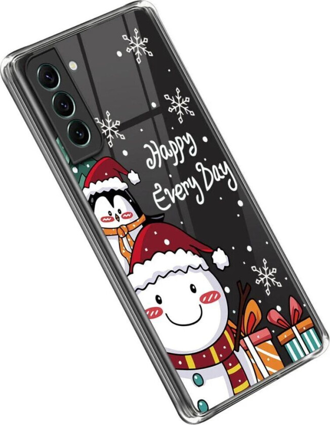 Samsung Galaxy S22 TPU Plast Jul Deksel - Snømann og Pingvin