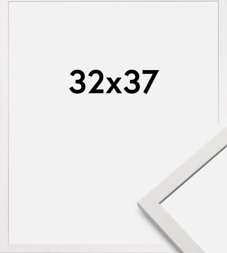 Ramme Edsbyn Akrylglass Hvit 32x37 Cm