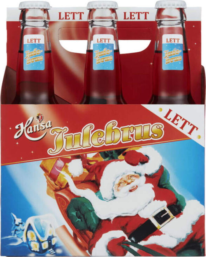 Julebrus Lett 0,33lx6 flaske